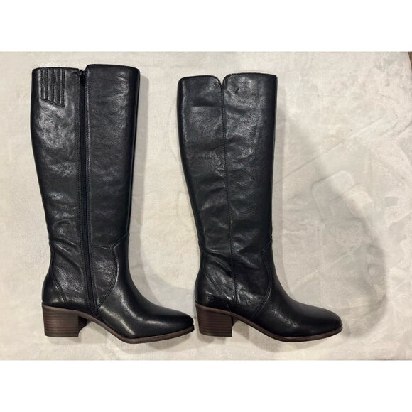 Lucky Brand Womens Cashlin Black Knee-High Boots 7.5 Medium - Picture 9 of 11
